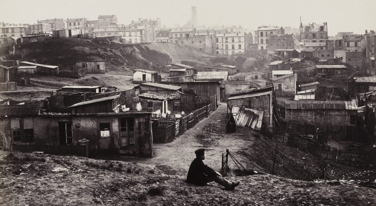 "Rue Champlain, Paris (XXème arr.), 1872-1879. Photographie de Charles Marville (1813-1879). Paris, musée Carnavalet.